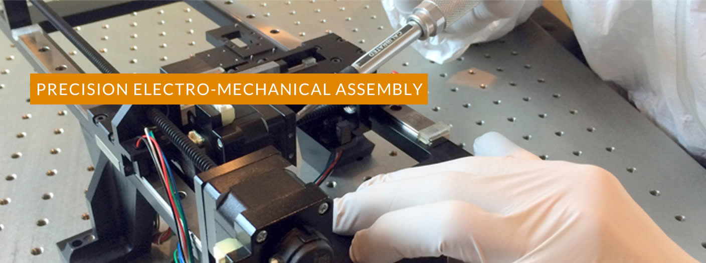 CCG offers precision electro-mechanical assembly.