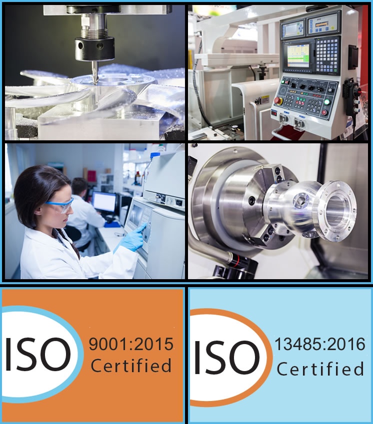 CCG is ISO 9001:2015 and ISO 13485:2016 certified.